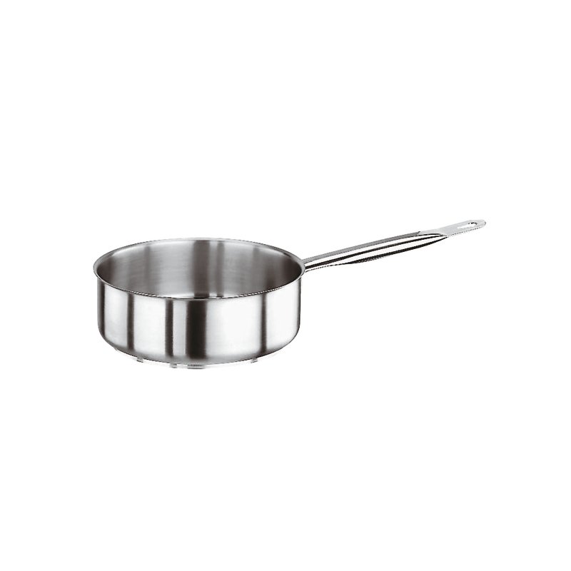 Casseruola Bassa 1 Manico Cm 20 Serie 1000 Inox