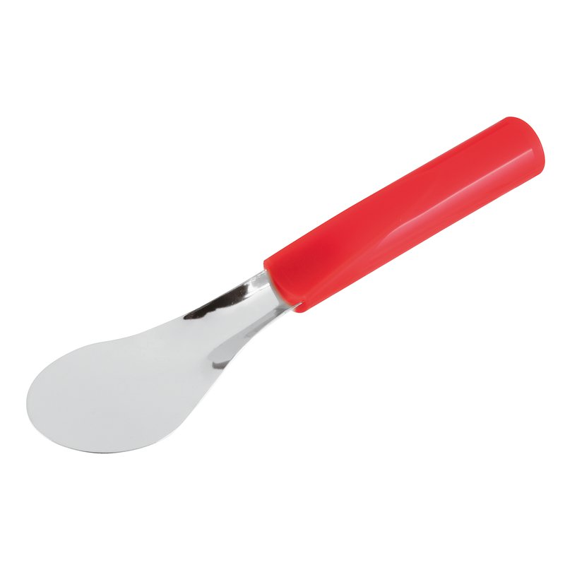 Spatola Gelato Manico Rosso Inox
