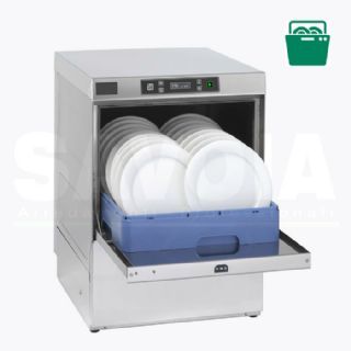 Lavastoviglie professionale cesto 50 cm trifase 2 dosatori Savoia